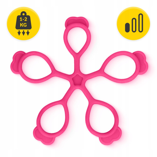 Резинка для фитнеса  4FIZJO 1-4 кг 3 шт Mix для пальцев и кисти - фото №5